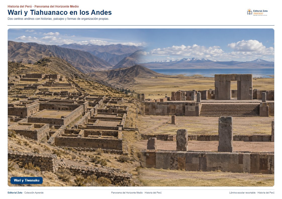 Imagen representativa de Wari y Tiahuanaco: dos centros andinos